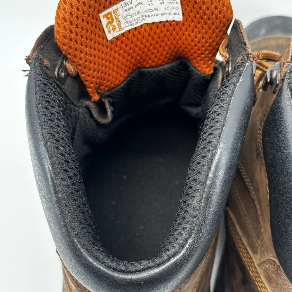 Timberland PRO Helix HD 6in Composite Toe Waterproof Boots Mens Size 13 W Brown